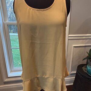 Philosophy Gold/Taupe Top Shirt ~ Women's Size Small